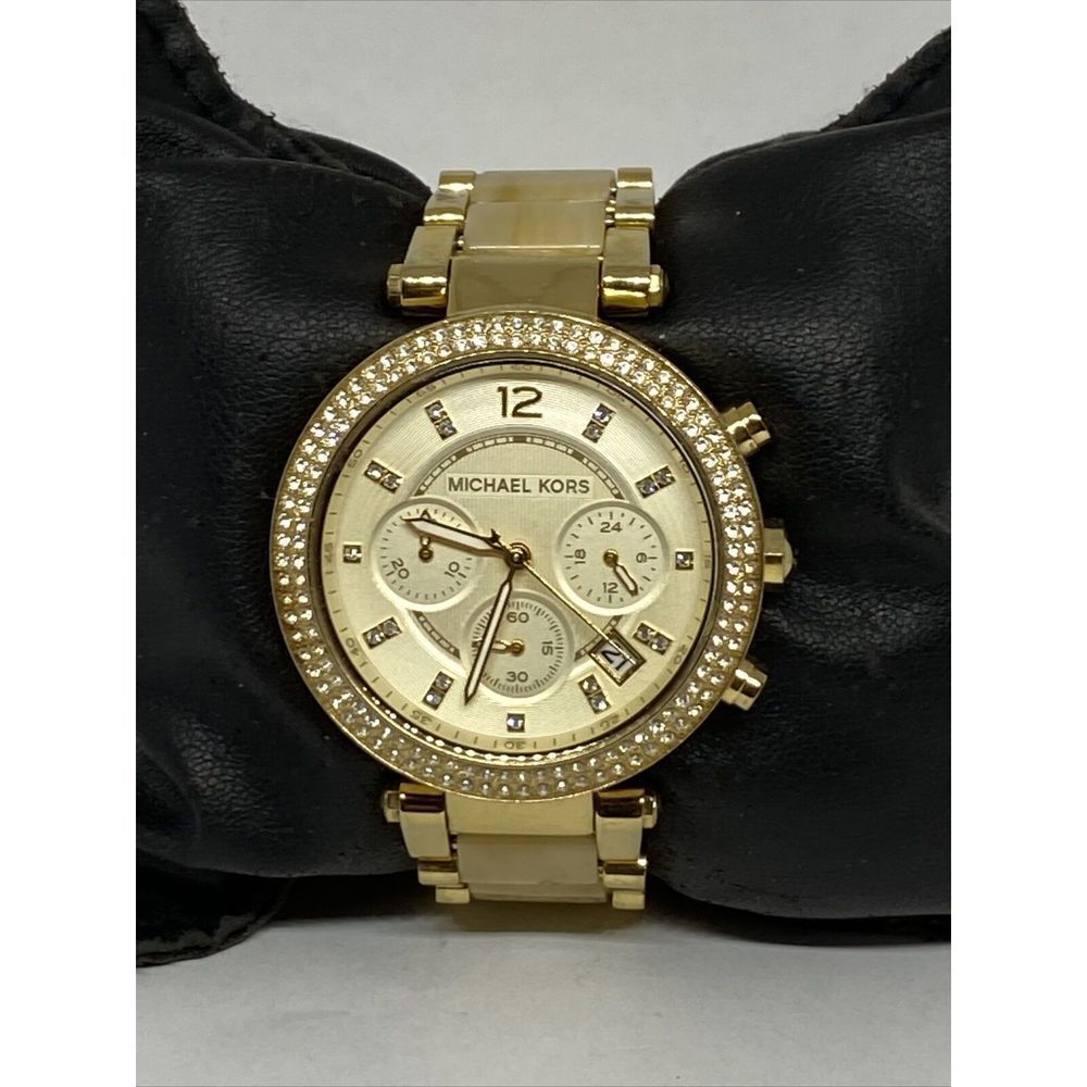 Michael Kors Parker MK5632 Womens Stainless Steel Analog Dial Quartz Watch UC459 - Picture 1 of 12